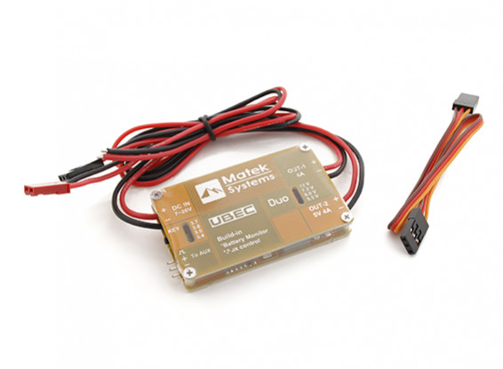 86591_2_high Matek Systems UBEC DUO, 4A/5~12V & 4A/5V in India