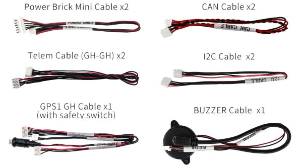 ADSB Carrier Cable Set Pixhawk2.1 Cable Set for UAV/Drones in India