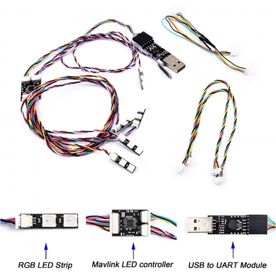 Pixhawk Mavlink  LED Controller for APM Pixhawk2 Ardupilot PX4 RGB Navigation Quadcopter Hexacopter Drone in India