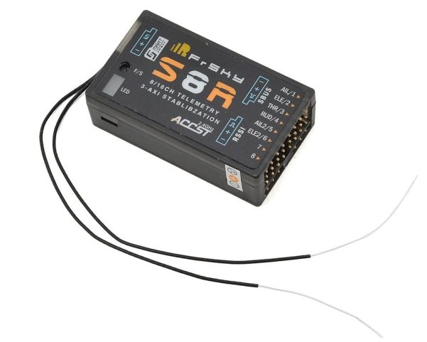 FrSky S8R receiver with 3-axis stabilization 8/16 channel and telemetry in India
