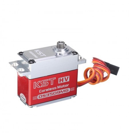 kst-ds3509mg-digital-servo-cnc-coreless-metal-gear-25t-large-torque-for-30cc-120-class-rc-airplane-boat-car KST DS3509MG 32kg.cm 0.13sec Digital HV Metal Gear Servo RC Model UAV in India