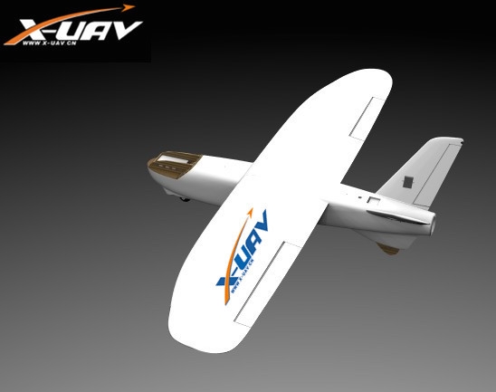 X-uav Mini Talon EPO 1300mm FPV Plane Aircraft Kit In India