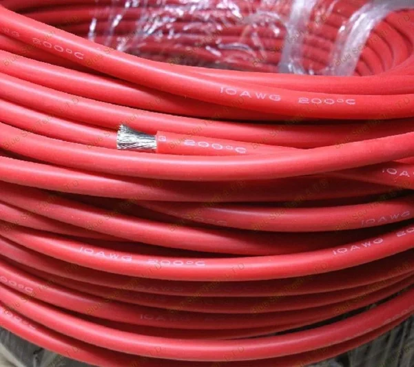 High Quality Ultra Flexible 10AWG Silicone Wire 1m (Red) In India