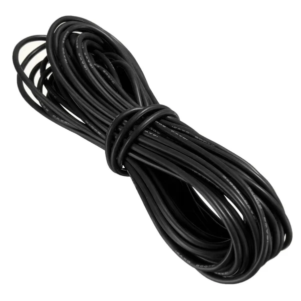 High Quality Ultra Flexible 16AWG Silicon Wire 1m (Black) In India