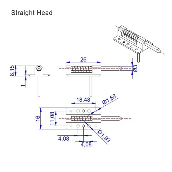 VYOM Aluminum Canopy Hatch Lock Latches for RC Airplane Cockpit Cover Fixing VYOM Aluminum Canopy Hatch Lock Latches for RC Airplane Cockpit Cover Fixing